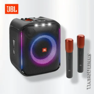Caixa de som JBL Bluetooth Partybox Encore Essential C/ 2 Microfones Sem Fio