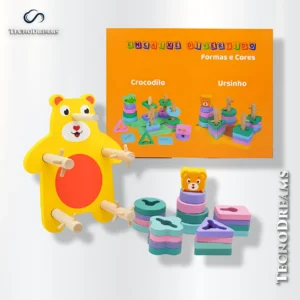 Brinquedo Educativo de Encaixe – Ursinho