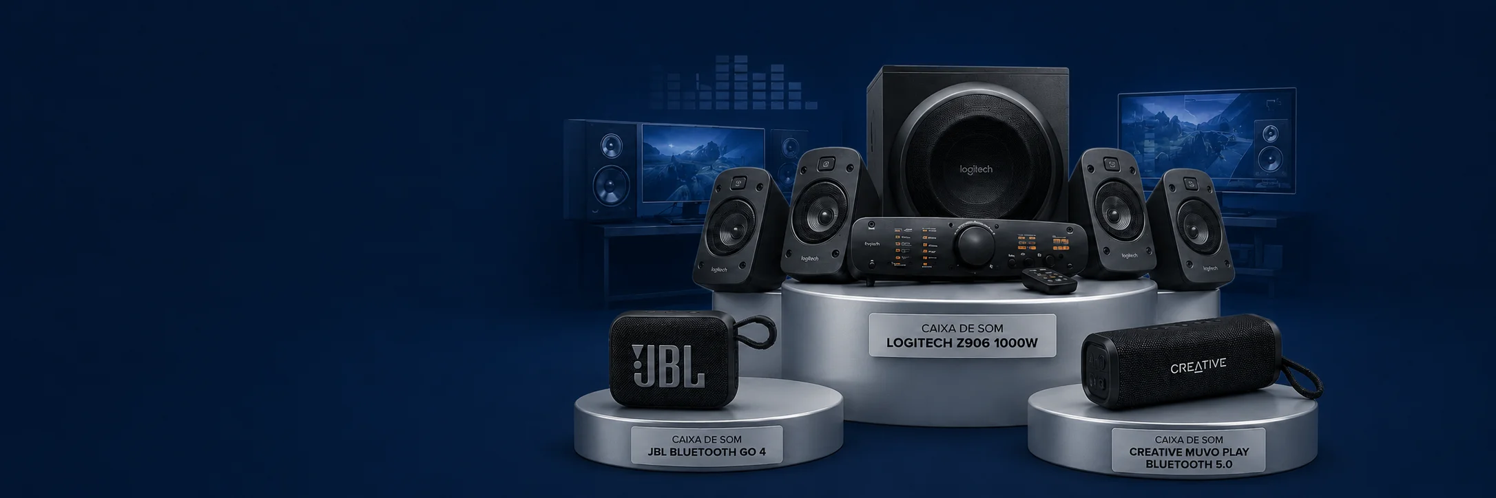 Caixas de som premium TecnoDreams