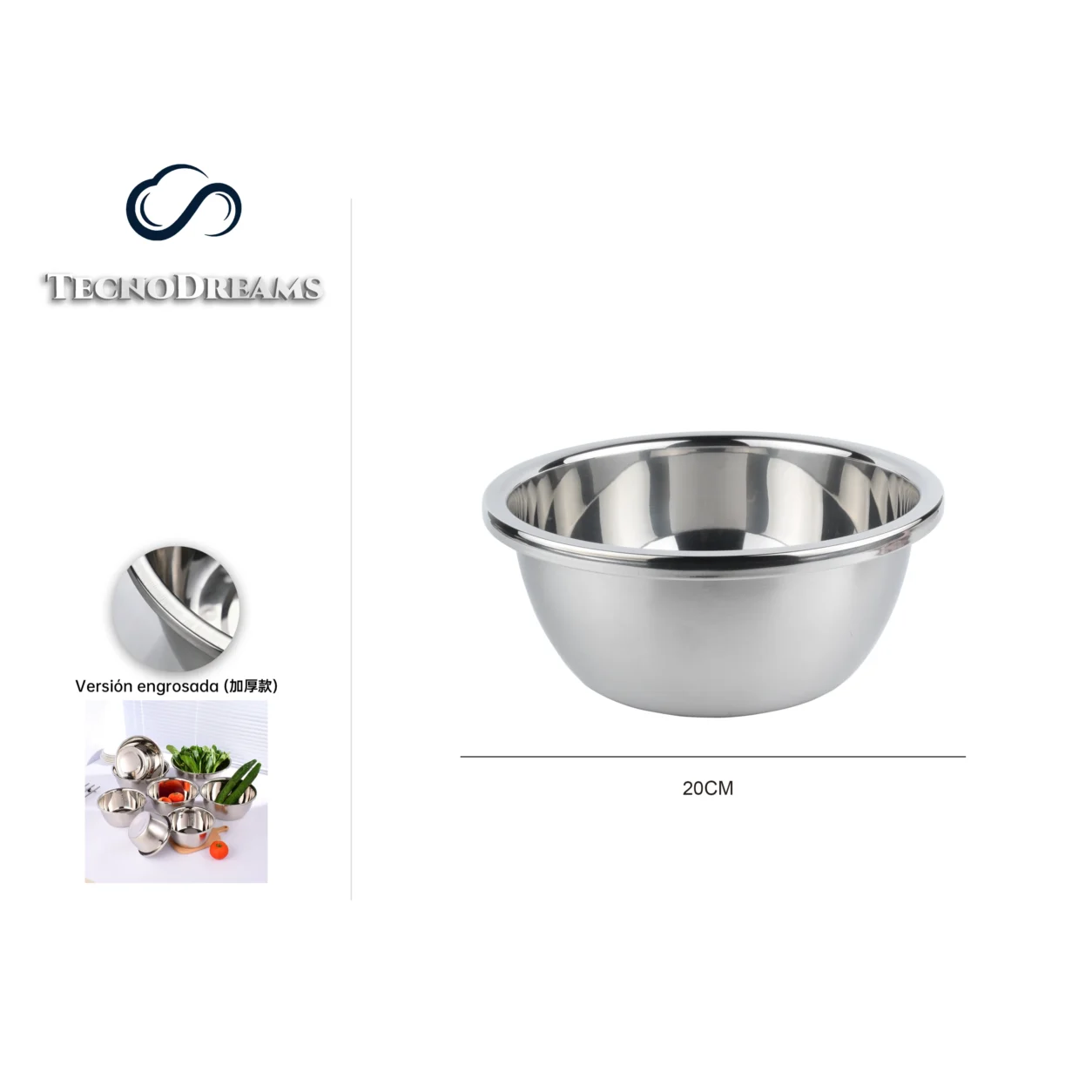 Bowl TD Inox 20CM (422827)