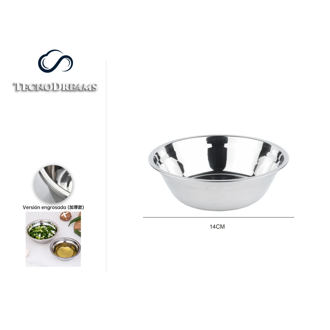 Bowl TD Inox 14CM (422830)