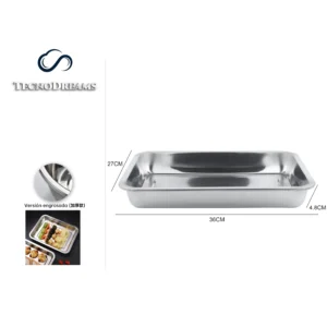 Bandeja TD Inox 36×27×4,8CM (422815)